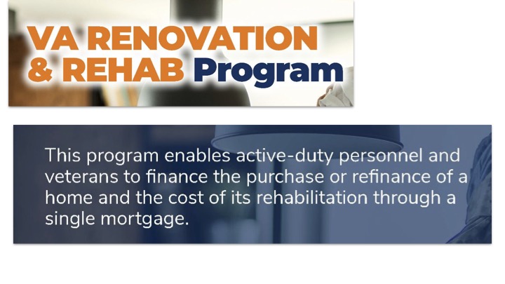 Can VA loan be used for rehab and renovation?